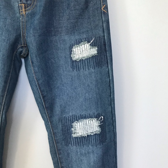 Lucky Brand Boys Billy Straight Jeans with Patches - Picture 4 of 11